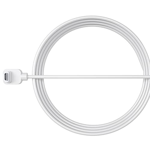 Arlo Certified Accessory - Essential Outdoor 25 ft. Charging Cable for Arlo Essential  Essential Spotlight  and Essential XL Cameras  Weather Resistant  White - VMA3700 - Image 2